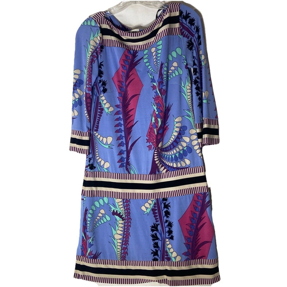 Ali Ro 3/4 Sleeve Multicolored Dress Size 2